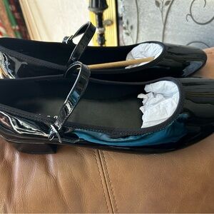 Madden Girl Black Patent Mary Jane Flats